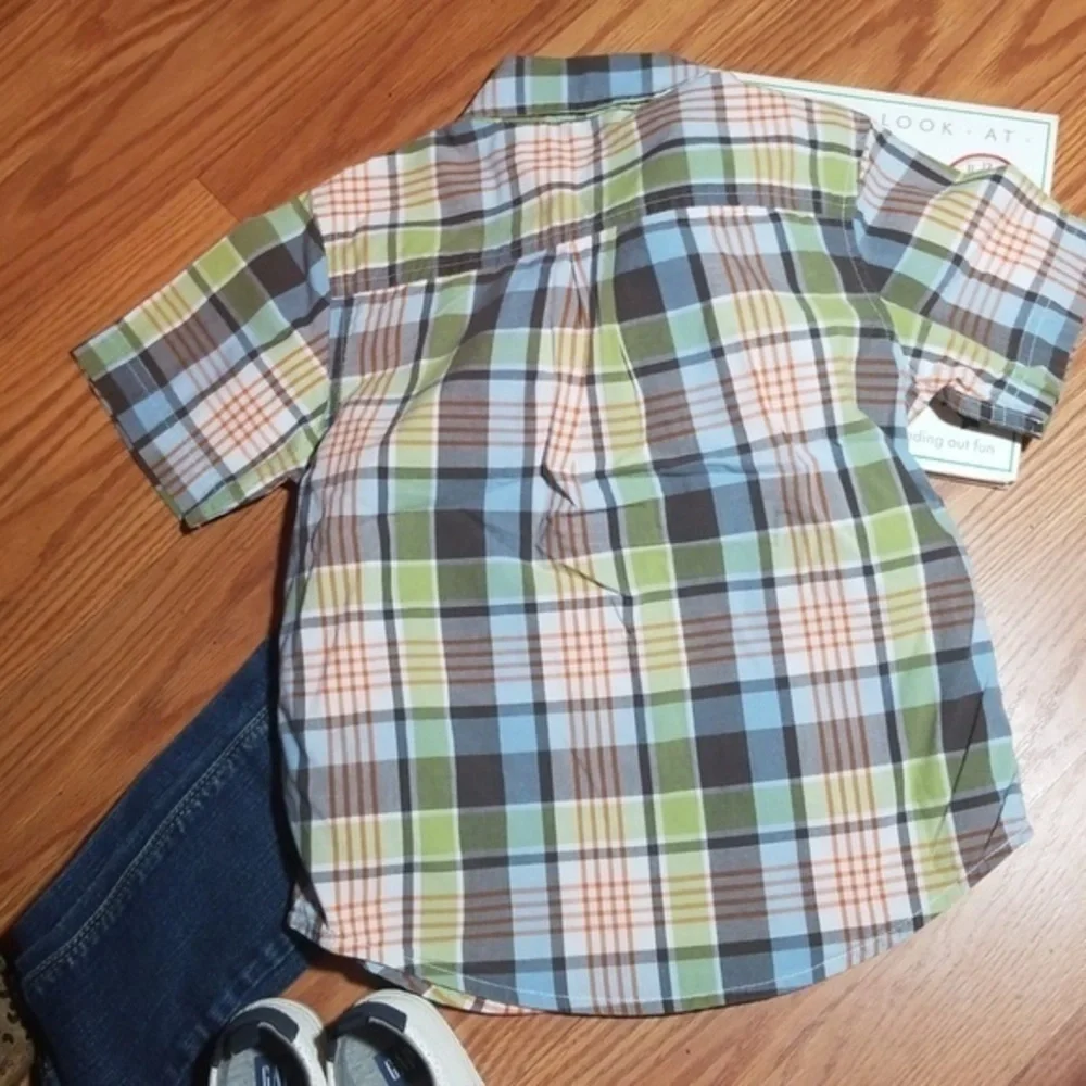 Gymboree‎ short sleeve button up dress shirt